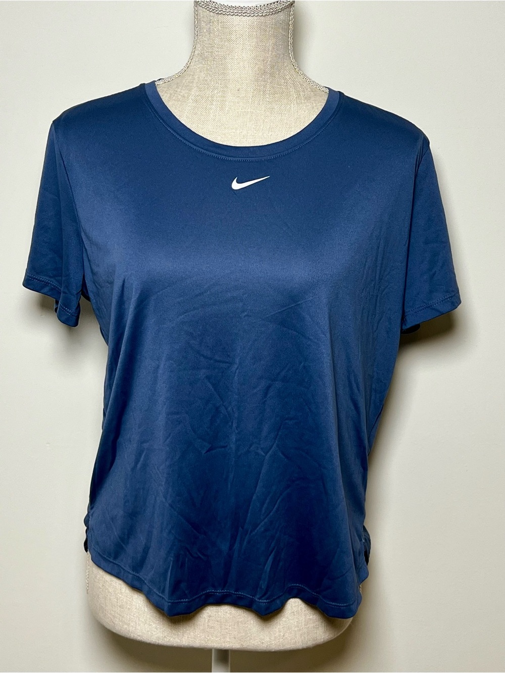 Nike Dri-Fit Blue Short Sleeve Athletic Tee